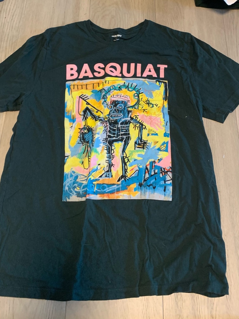 L Basquiat Green Graphic Tee